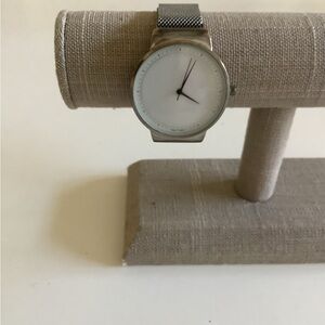 Ortz Silver Tone Mesh Bracelet Band Watch * New Battery